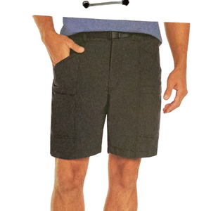 Eddie Bauer Black nylon ripstop Shorts with built in belt. Men’s medium. ❗️NEW❗️